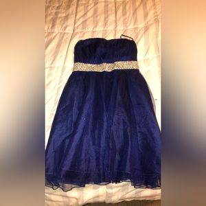 navy blue homecoming dress, large (fits like a medium)